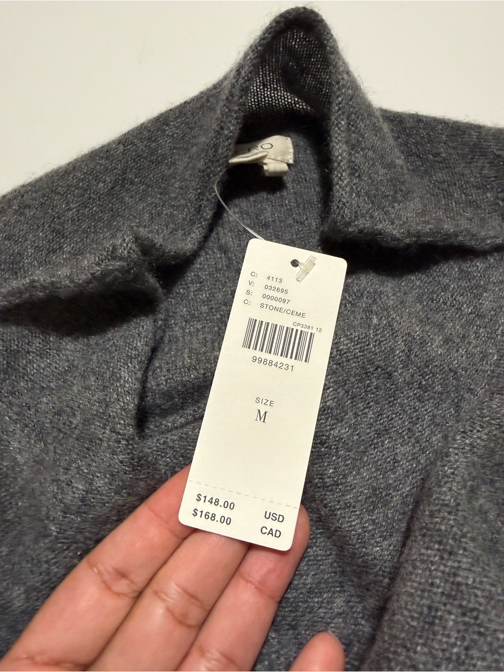 Anthropologie Pilcro Alani Cashmere Mock-Neck Sweater - Picture 5 of 6